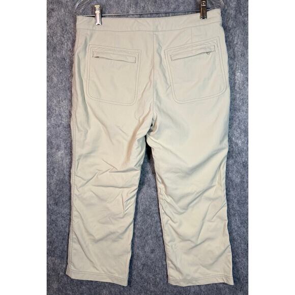 ExOfficio Womens Cropped Capri Length Belted Outdoor Hiking Pants - Size 10 - Picture 4 of 11